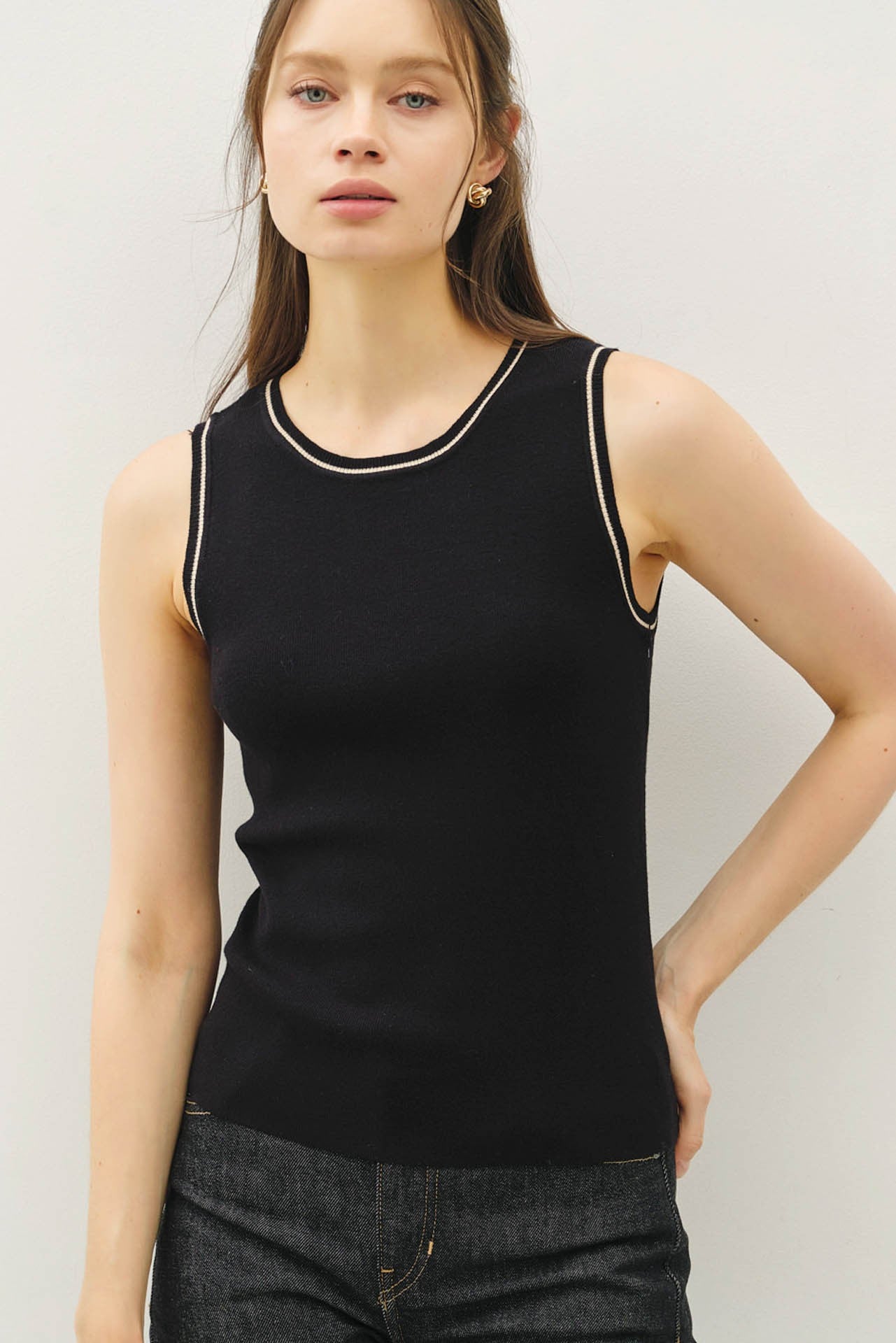 Cozy Charm Sweater Tank