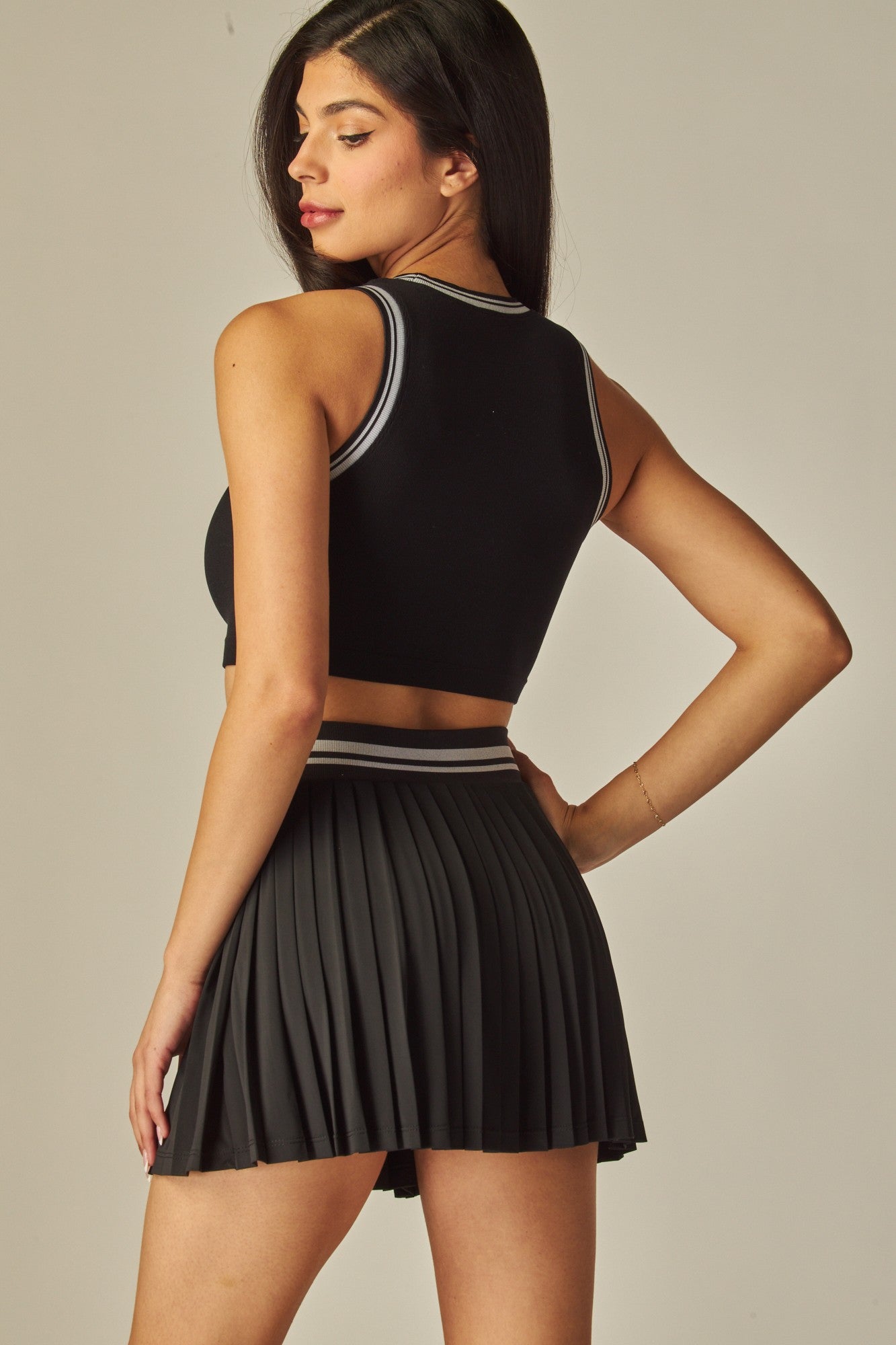 Varsity Stripes Skirt